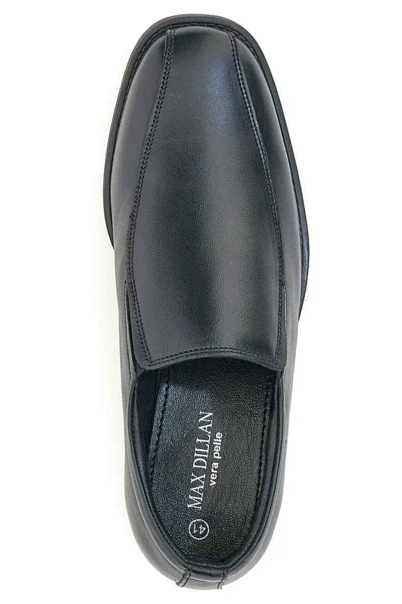 Mocassino Max Dillan 202 Nero Vera Pelle [NERO] miniatura 5
