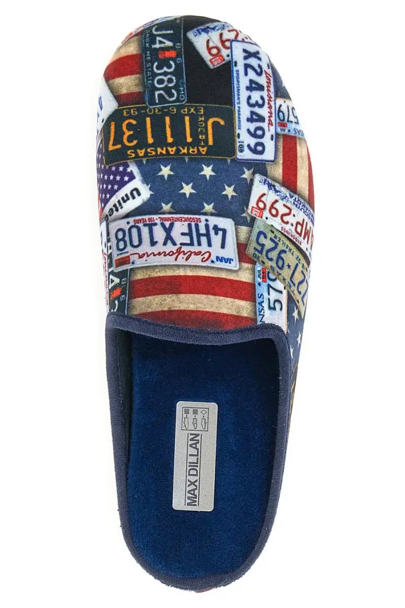 MAX DILLAN Pantofole Blu 3717070 miniatura 5