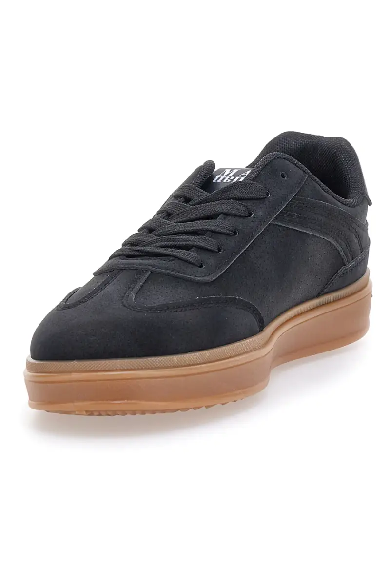 Sneakers nere con suola a contrasto Max Dillan GB2042 [NERO] miniatura 3