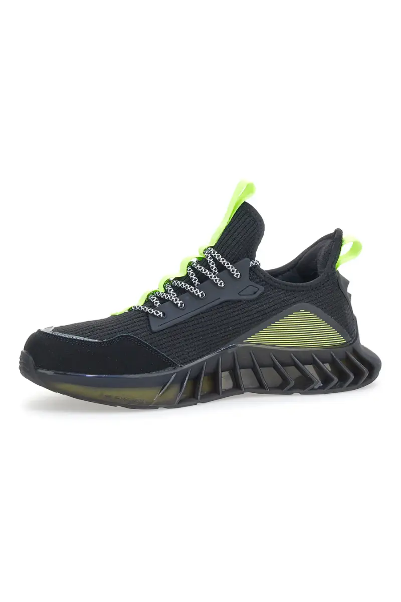 Sneakers Nere e Lime Max Dillan 01 [BLACK miniatura 3
