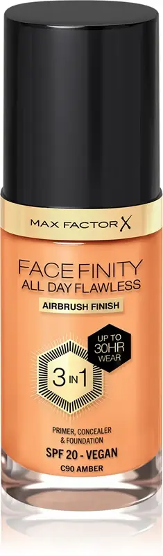 All Day Flawless Facefinity 3 in 1 - Trucco a lunga durata 30 ml C90 Ambra