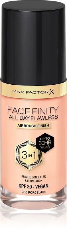 Facefinity All Day Flawless 3 In 1 Fondotinta C30-Porcellana 30ml