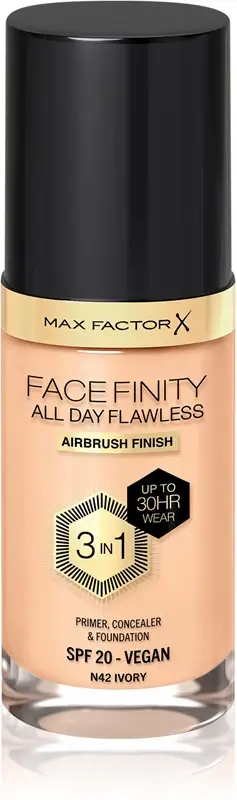 Facefinity All Day Flawless 3 In 1 Fondotinta N42-Ivory 30ml