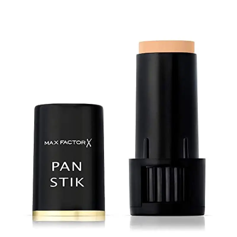 Max Factor - Fondotinta Compatto Pan Stik - Stick Multiuso 3in1: Fondotinta, Correttore e Contouring - 014 Cool Copper