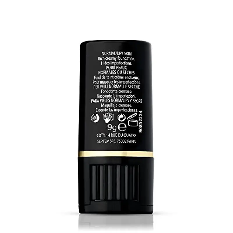 Max Factor - Fondotinta Compatto Pan Stik - Stick Multiuso 3in1: Fondotinta, Correttore e Contouring - 096 Bisque Ivory miniatura 3