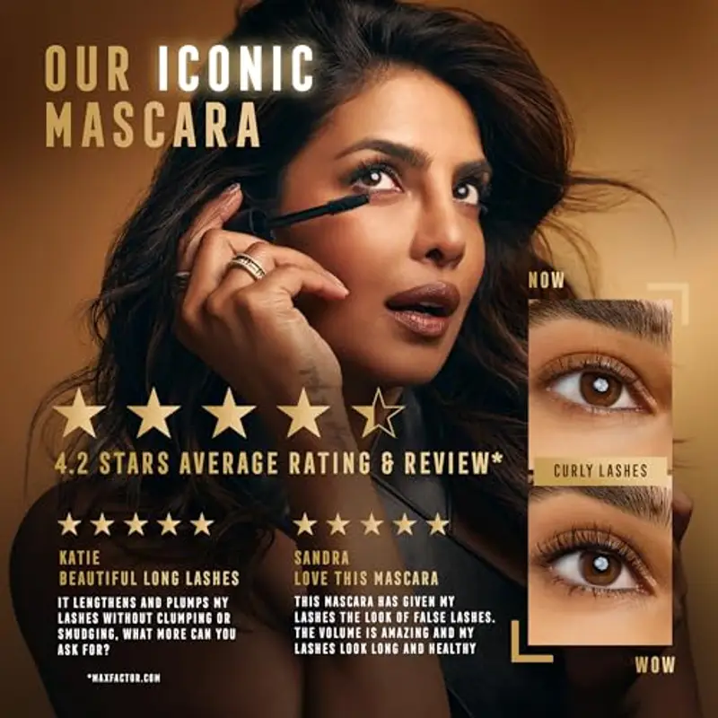 Max Factor, Mascara Volumizzante False Lash Effect Effetto Ciglia Finte, Raven Black, 13 ml miniatura 2