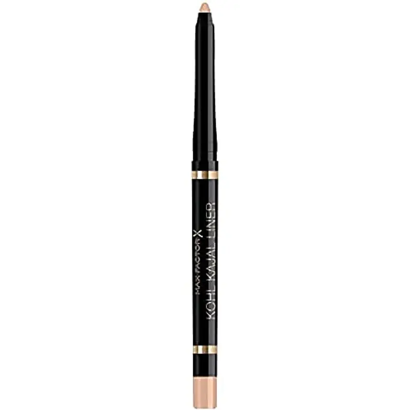 Max Factor, Matita Occhi Waterproof Masterpiece Kohl Kajal con Punta Automatica e Texture Morbida, 003 Beige, 0,35 g