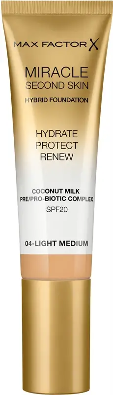 Miracle Second Skin Hybrid Fondotinta SPF20 04 Light Medium 30 ml