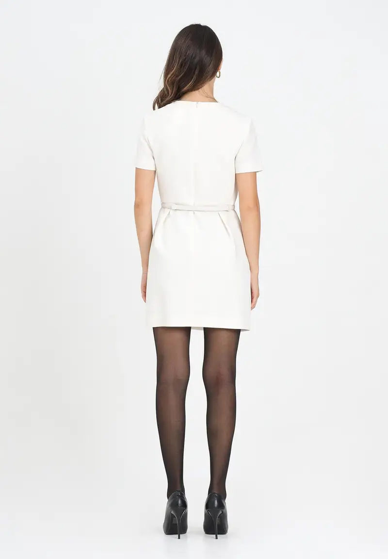 MAX MARA Abito corto KEFALOS avorio da donna miniatura 3