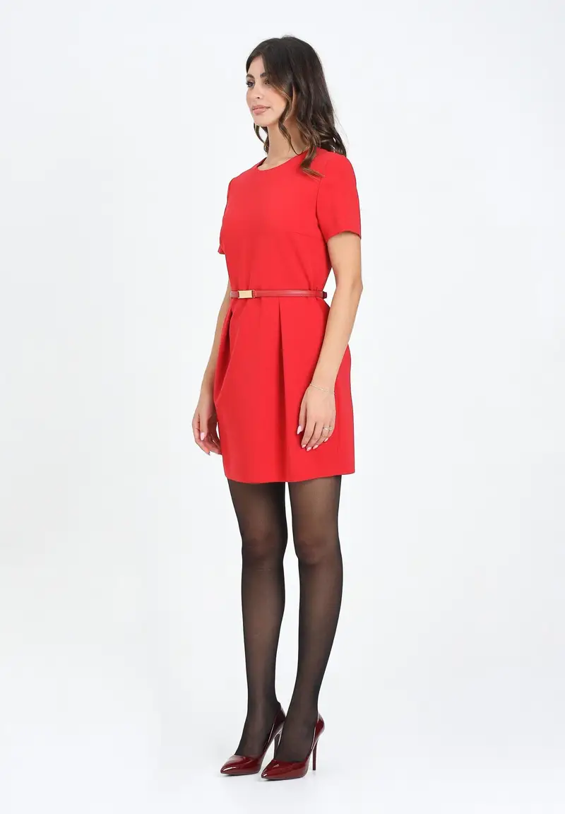 MAX MARA Abito corto KEFALOS rosso da donna