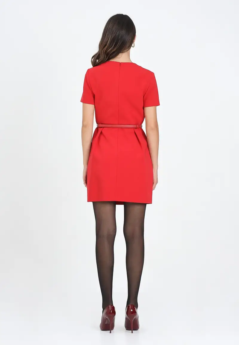 MAX MARA Abito corto KEFALOS rosso da donna miniatura 3