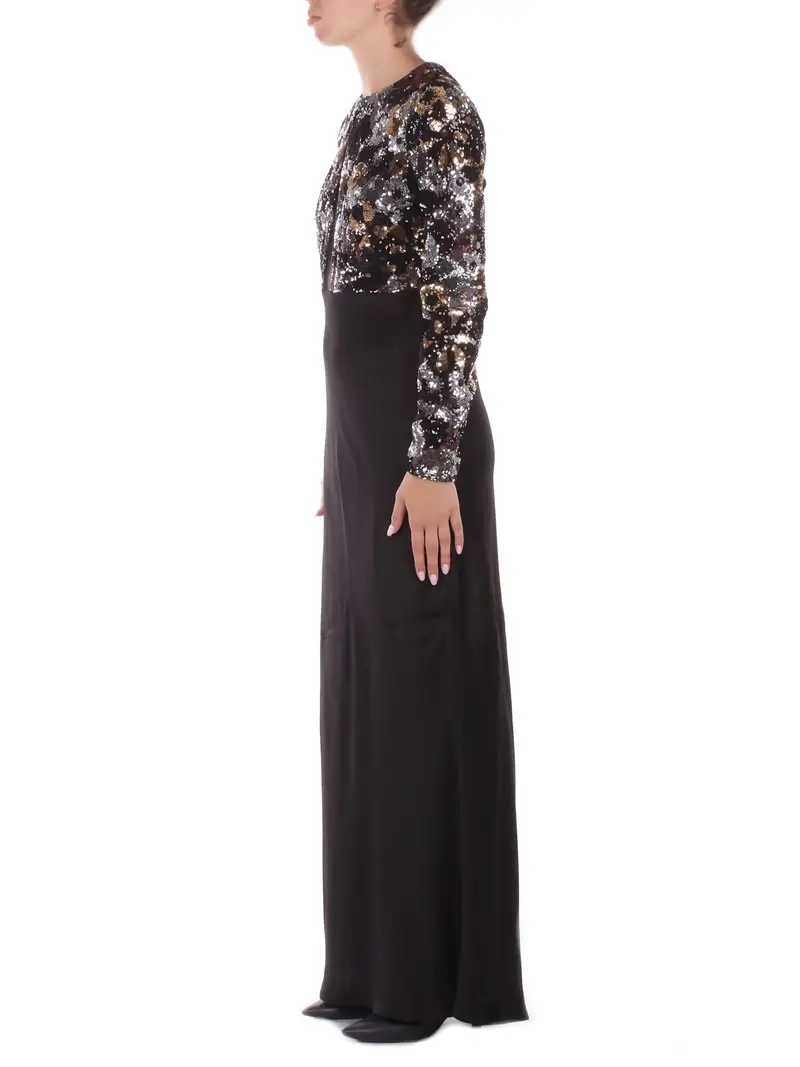 Abito Donna MAX MARA Nero Lastra miniatura 2