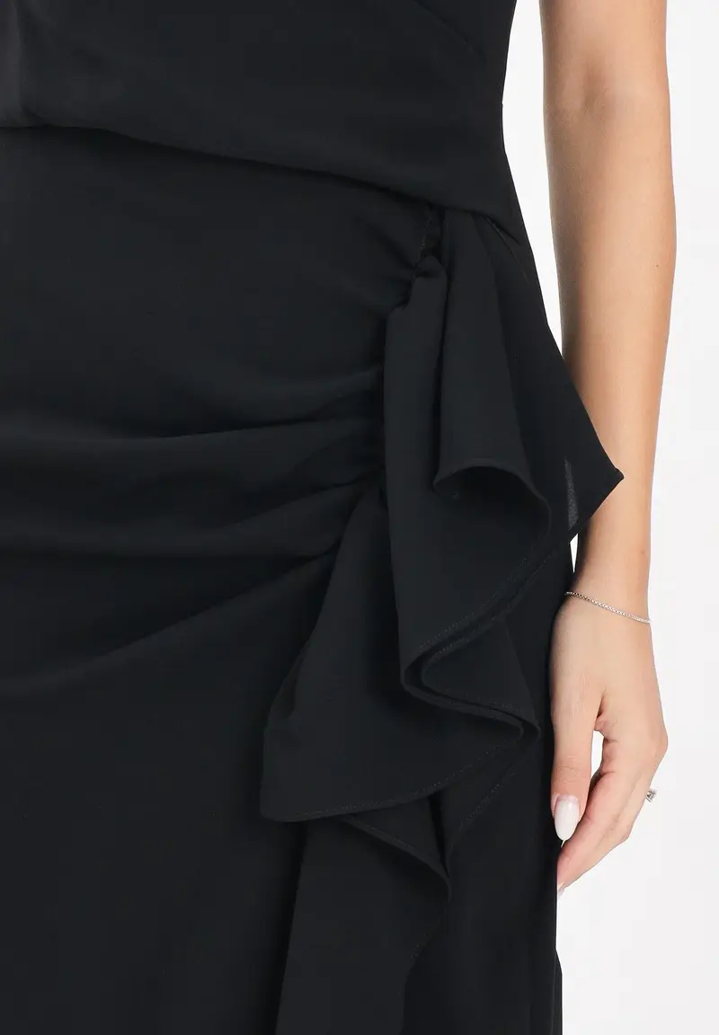 MAX MARA Abito midi Aia nero da donna miniatura 2