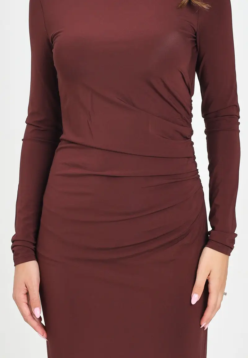 MAX MARA Abito midi bordeaux da donna miniatura 2