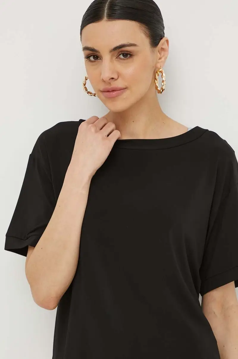 camicetta donna colore nero miniatura 3