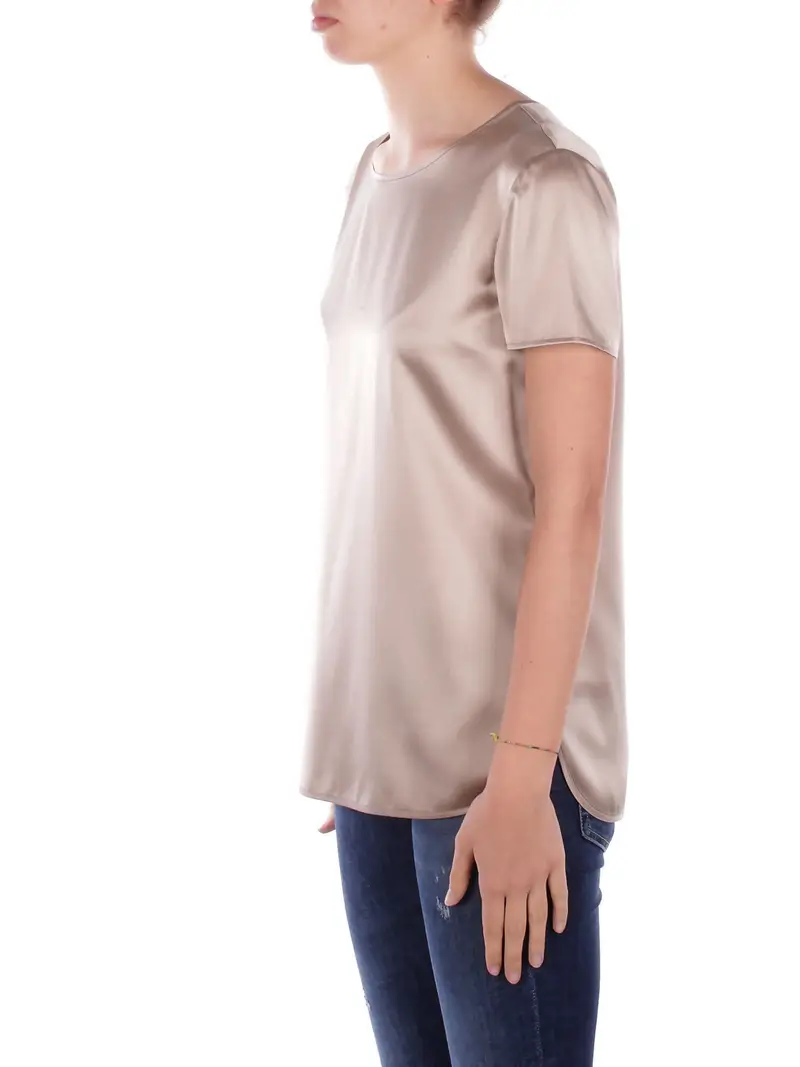 Blusa Donna MAX MARA Sabbia Blusa raso seta monoelastico miniatura 2