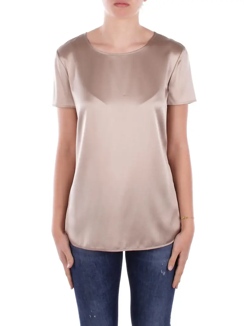 Blusa Donna MAX MARA Sabbia Blusa raso seta monoelastico