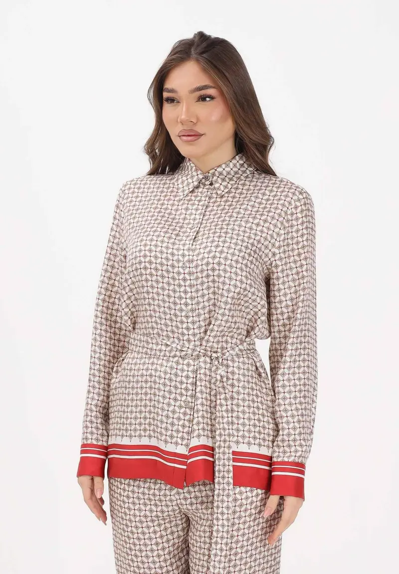 Camicia a manica lunga MSTTENUTA bianca da donna