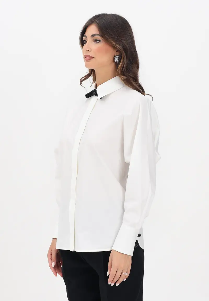 MAX MARA Camicia a manica lunga Roll bianca da donna