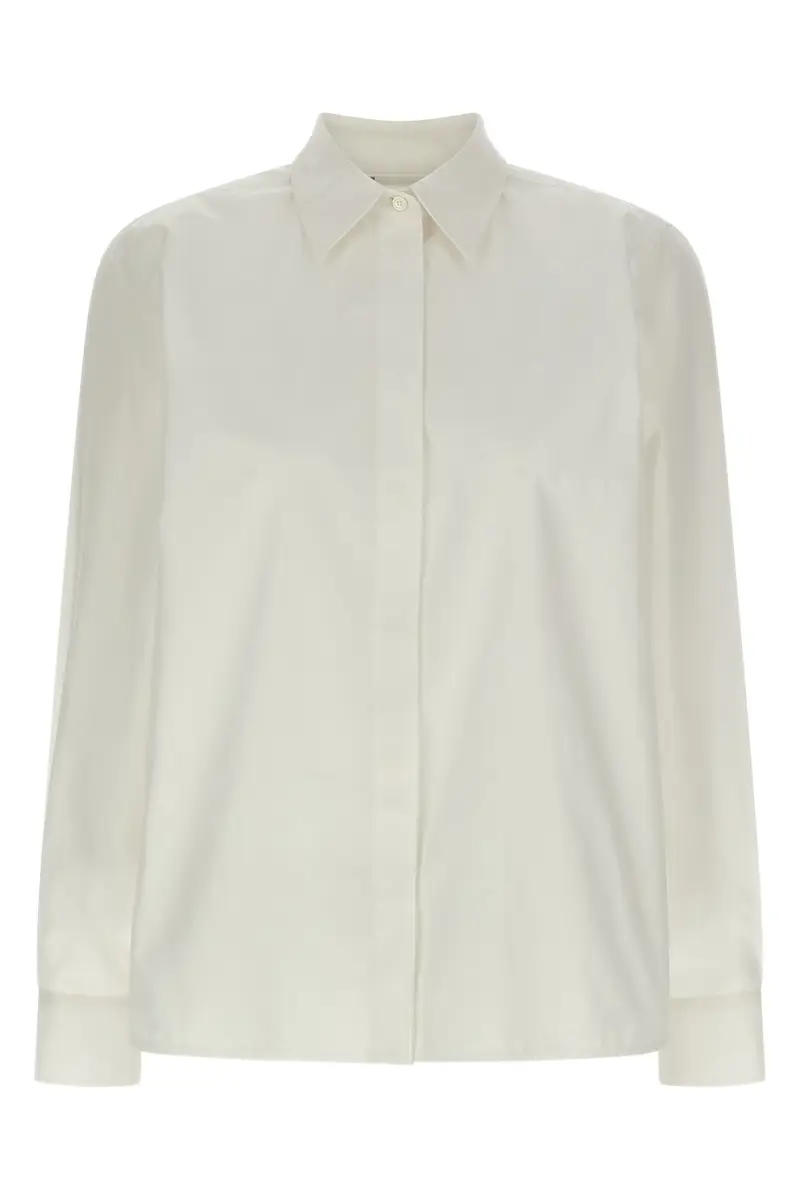 Max Mara Maglia Bianco 'Mxmmaroso' in Cotone