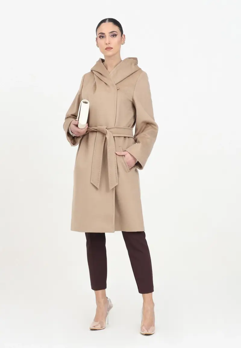 Cappotto cammello da donna modello Newmang miniatura 2