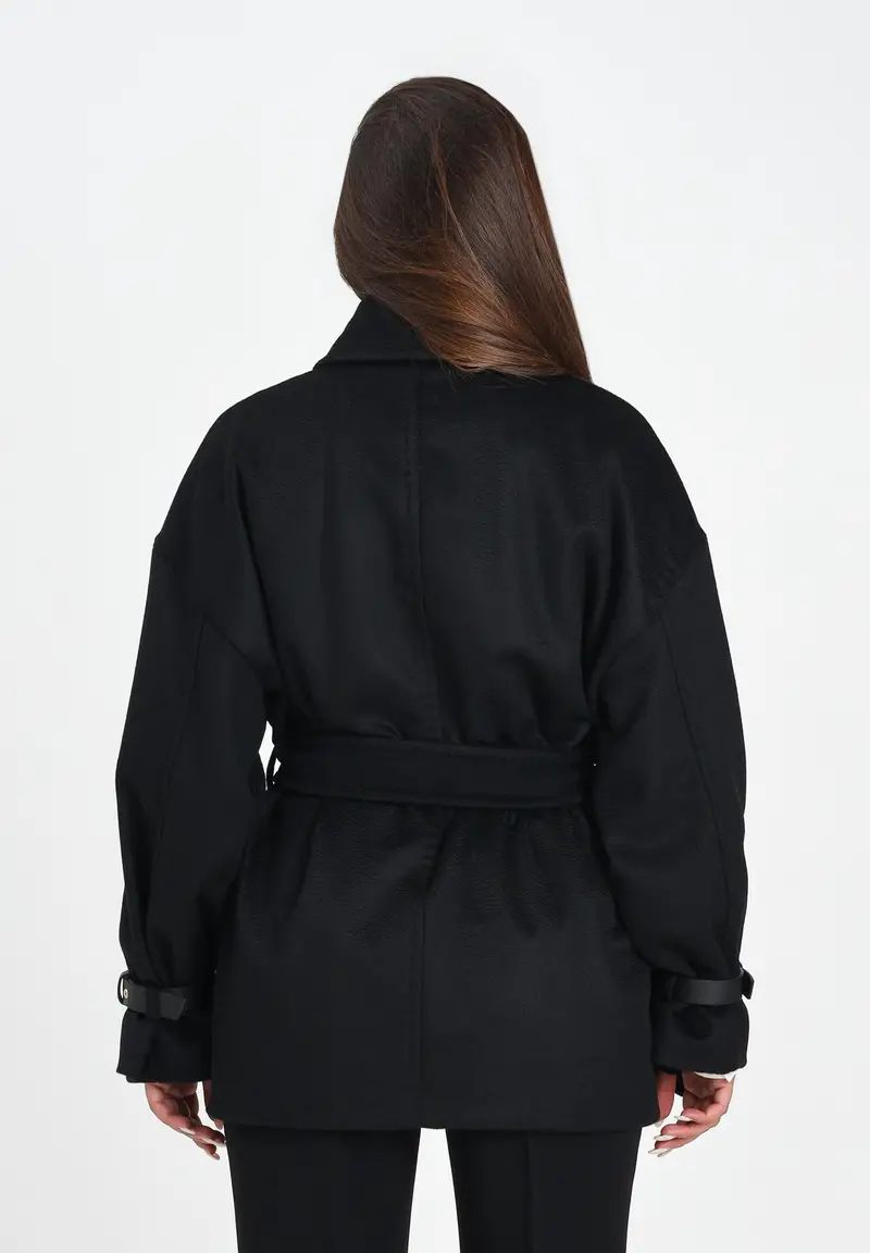 MAX MARA Cappotto corto Pausa nero da donna miniatura 3