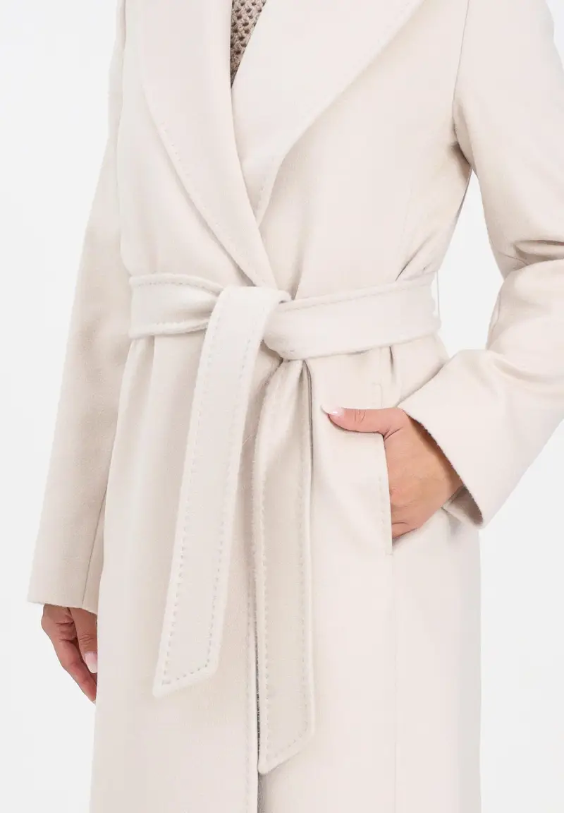 Cappotto Loriana panna da donna miniatura 3