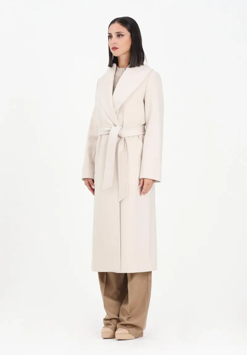 Cappotto Loriana panna da donna