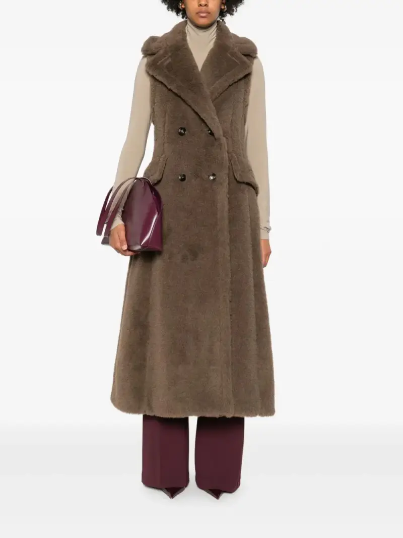 cappotto max mara MARRONE miniatura 2