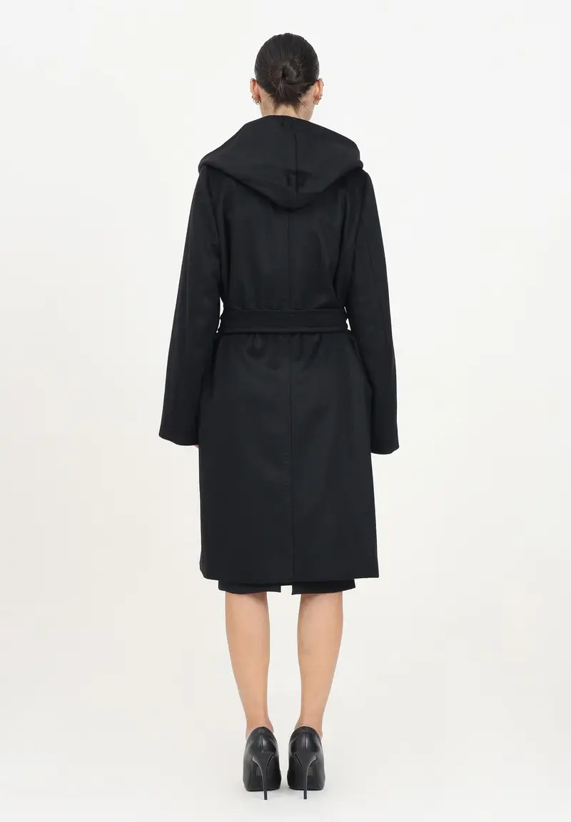 MAX MARA Cappotto nero da donna modello Newmang miniatura 3