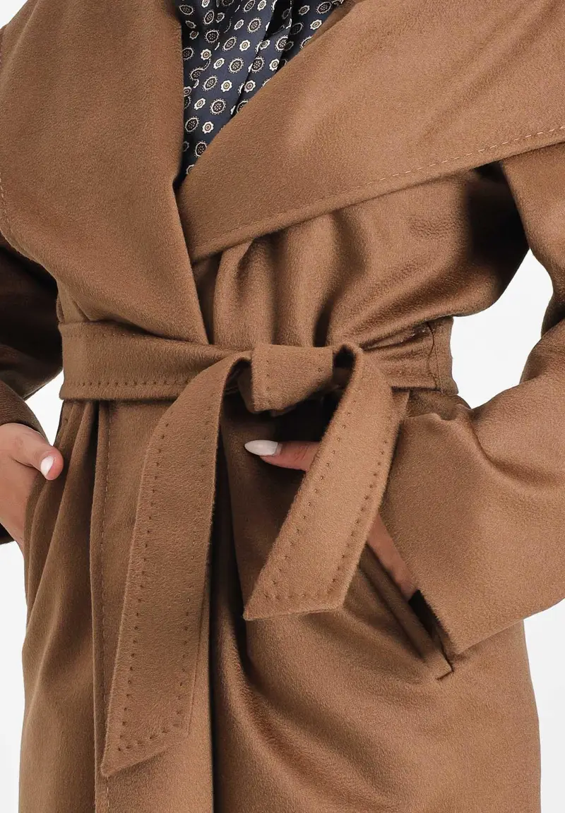 MAX MARA Cappotto NEWMANG cammello da donna miniatura 2