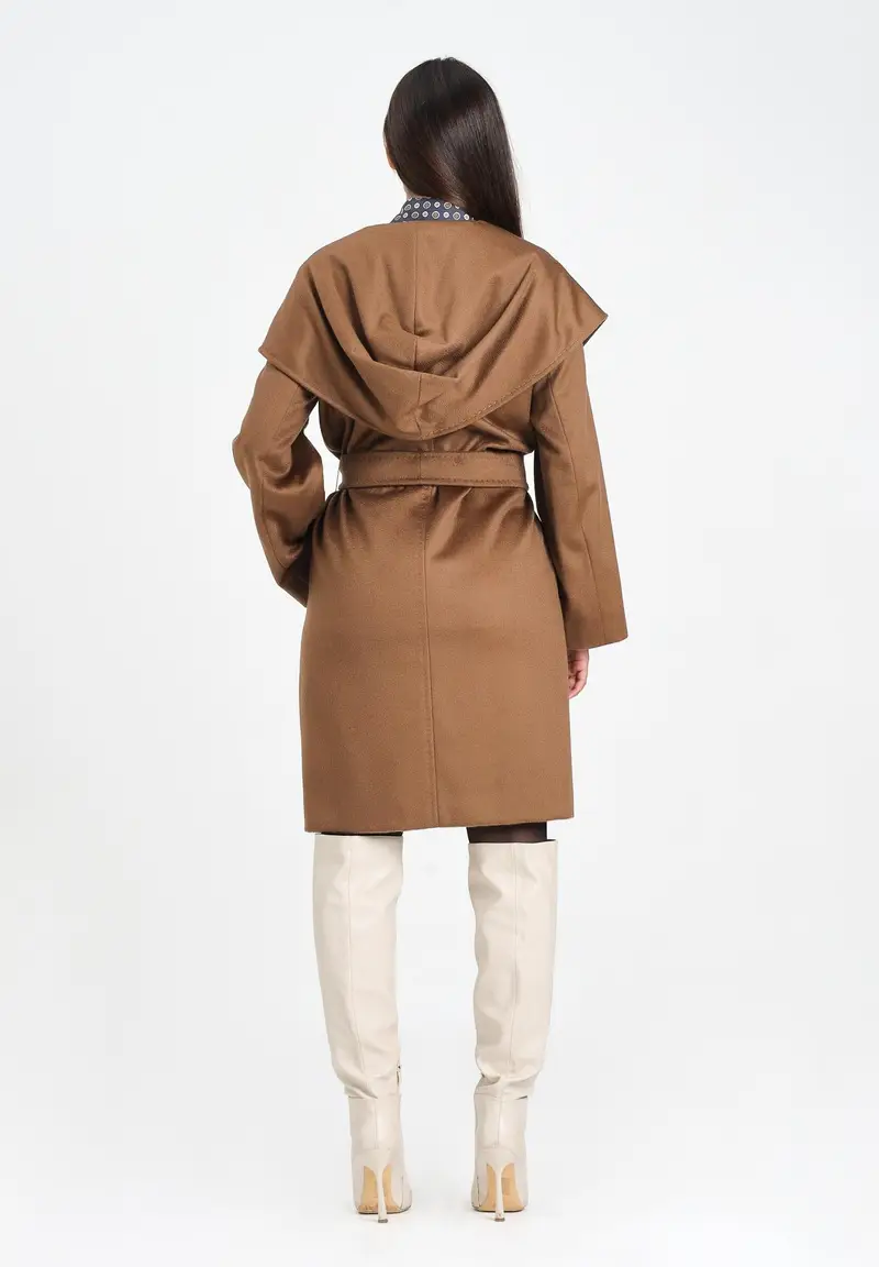 MAX MARA Cappotto NEWMANG cammello da donna miniatura 3