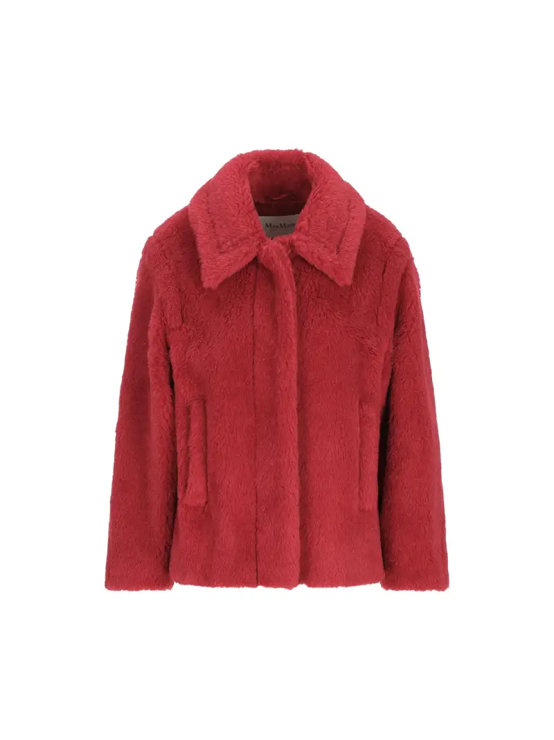 Cappotto Teddy Corto ROSSO