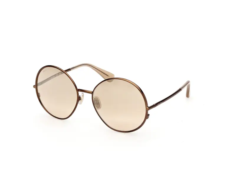 Donna Max Mara MM0191 38L Occhiali da sole Metallo Bronzo Roviex Rotonda Fotocromatiche