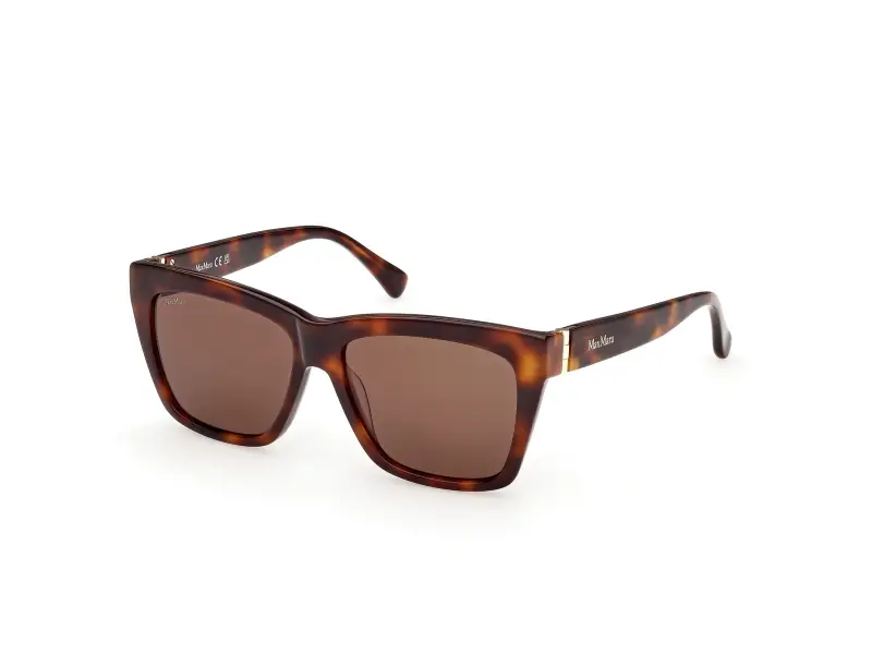 Donna Max Mara MM0193 52E Occhiali da sole Acetato Havana Marrone Squadrata Normale