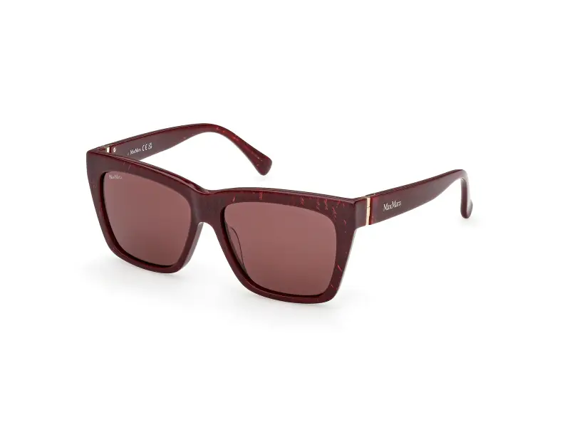 Donna Max Mara MM0193 71S Occhiali da sole Acetato Bordeaux Bordeaux Squadrata Normale