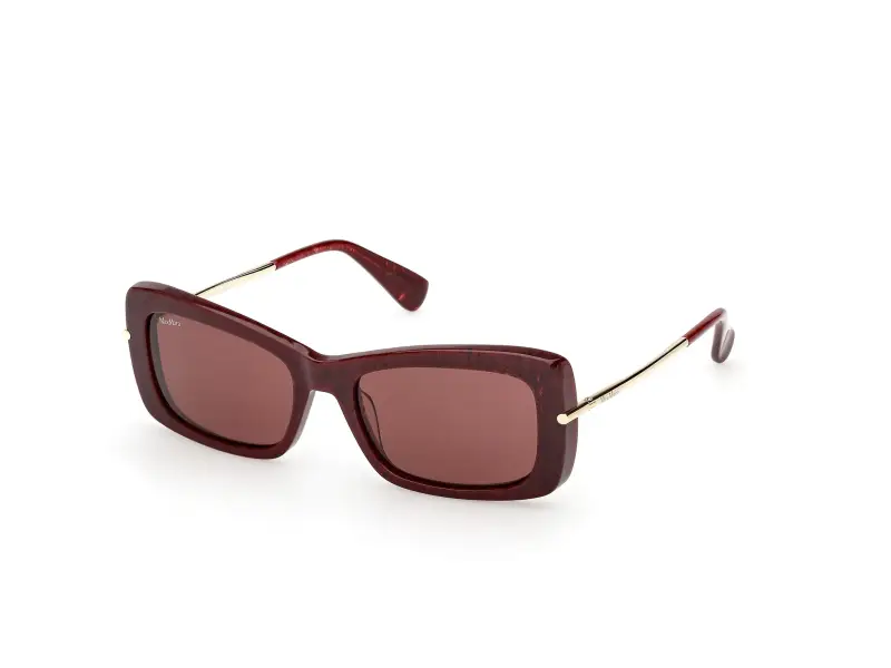 Donna Max Mara MM0194 71S Occhiali da sole Acetato Bordeaux Bordeaux Squadrata Normale