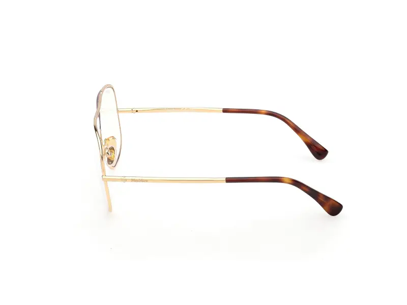 Donna Max Mara MM5222-B 030 Montature da vista Metallo Oro Pilot Normale miniatura 3