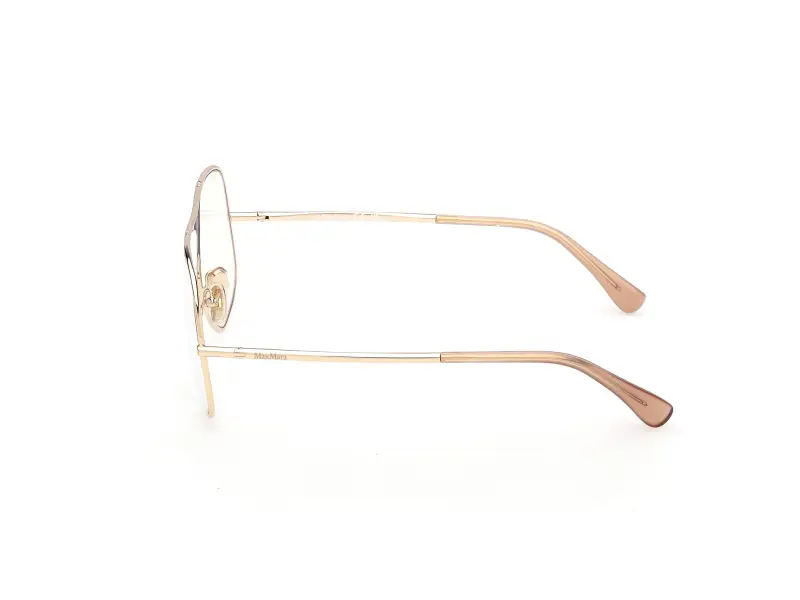 Donna Max Mara MM5222-B 032 Montature da vista Metallo Oro Pilot Normale miniatura 3