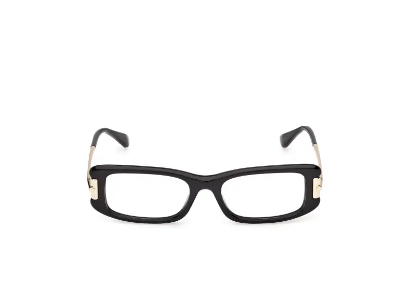 Donna Max Mara MM5224 001 Montature da vista Acetato Nero Squadrata Normale miniatura 2