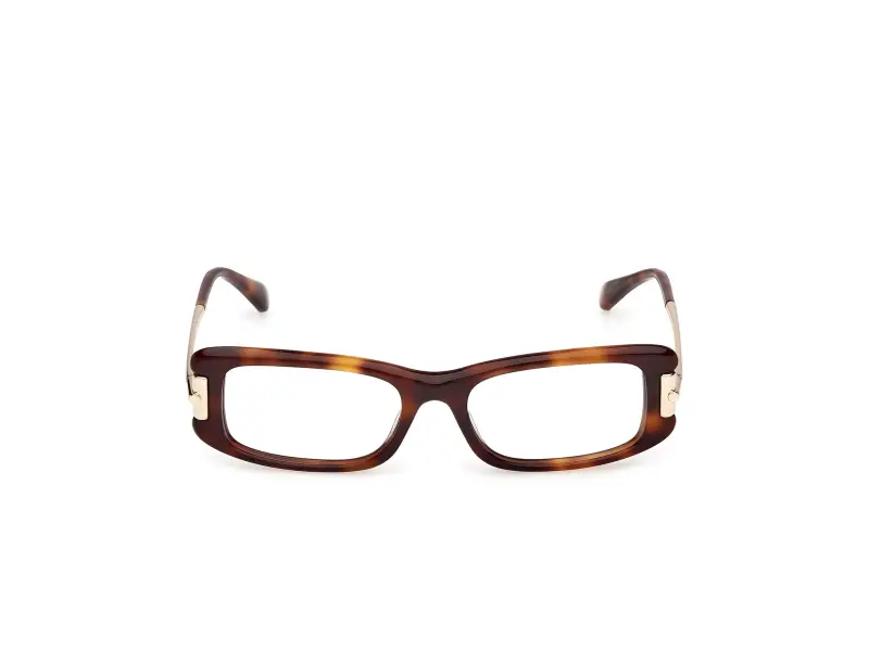 Donna Max Mara MM5224 052 Montature da vista Acetato Havana Squadrata Normale miniatura 2
