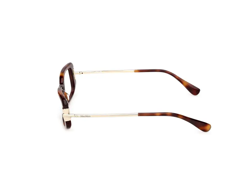 Donna Max Mara MM5224 052 Montature da vista Acetato Havana Squadrata Normale miniatura 3