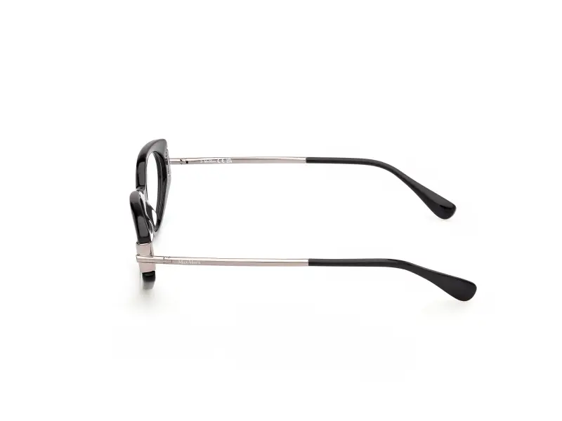 Donna Max Mara MM5225 001 Montature da vista Acetato Nero Rotonda Normale miniatura 3