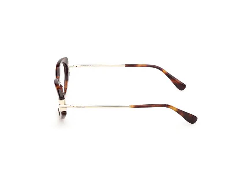 Donna Max Mara MM5225 052 Montature da vista Acetato Havana Rotonda Normale miniatura 3