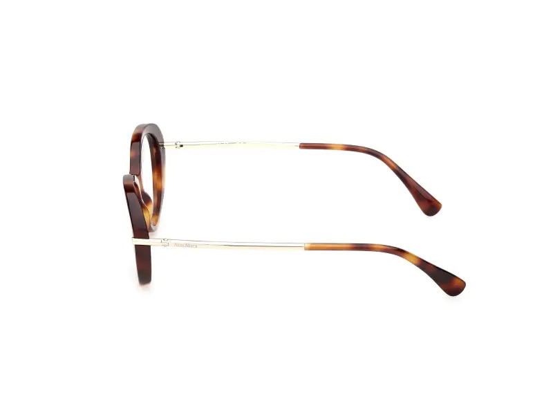 Donna Max Mara MM5227 052 Montature da vista Acetato Havana Geometrica Normale miniatura 3