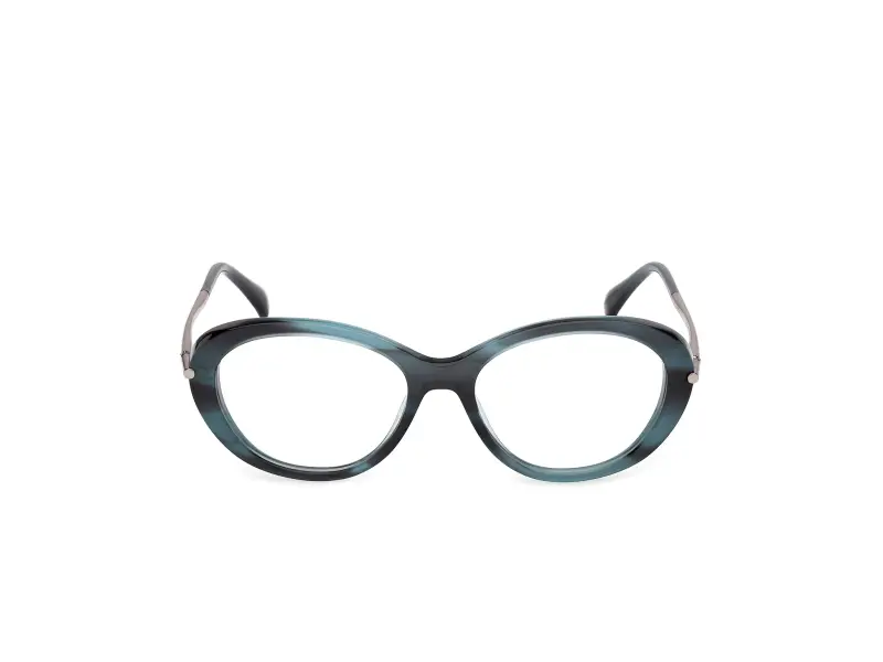 Donna Max Mara MM5227 064 Montature da vista Acetato Marrone Geometrica Normale miniatura 2