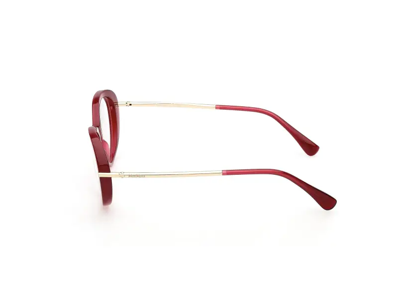 Donna Max Mara MM5227 069 Montature da vista Acetato Bordeaux Geometrica Normale miniatura 3