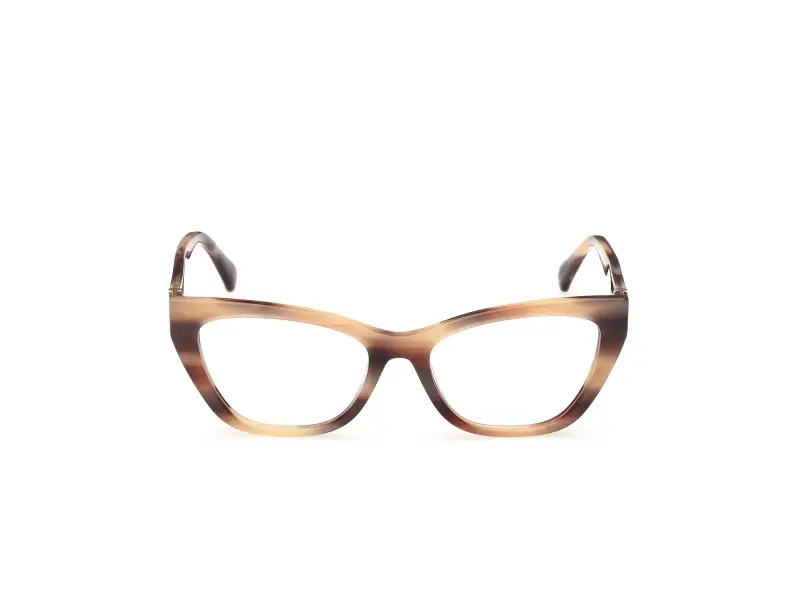 Donna Max Mara MM5228 047 Montature da vista Acetato Beige Cat Eye Normale miniatura 2