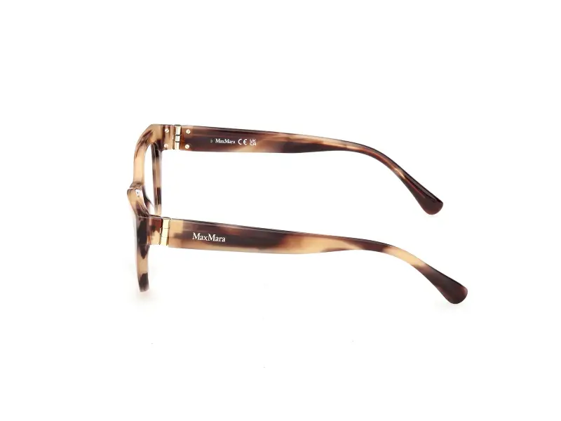 Donna Max Mara MM5228 047 Montature da vista Acetato Beige Cat Eye Normale miniatura 3