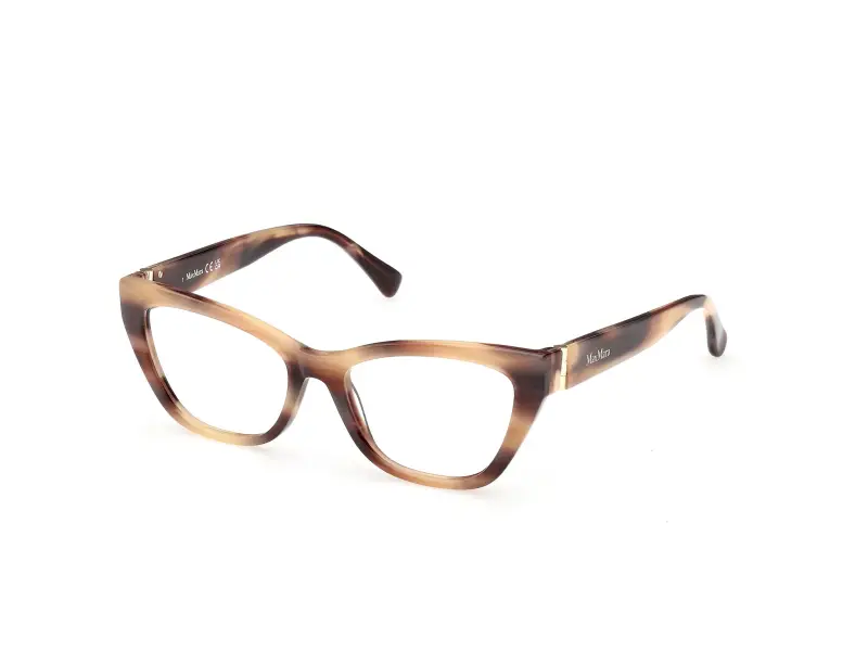 Donna Max Mara MM5228 047 Montature da vista Acetato Beige Cat Eye Normale